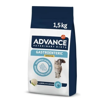 Imagen de Advance Veterinary Diets Gastroenteric Sensitive, Pienso para Gatos con Trastornos gastrointestinales, 1,5kg