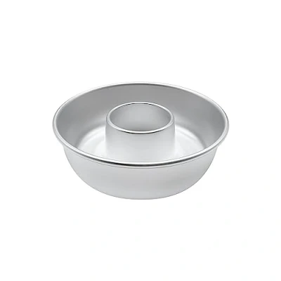 Imagen de Pentole Agnelli COAL3730 Molde de rosquilla con tubo, en aluminio, plata, 30 cm