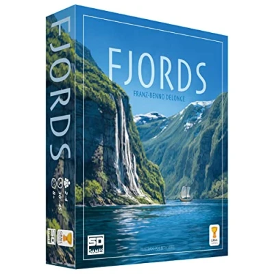 Imagen de SD GAMES Fjords: Juego de Estrategia Vikingo con Losetas Tamaño Compacto 27X21X7cm