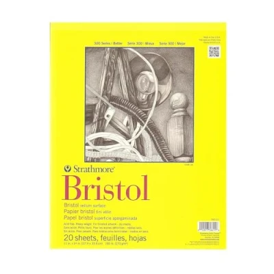 Imagen de Strathmore Almohadilla Bristol Serie 300 11 Pulgadas x 14 de 20 Hojas