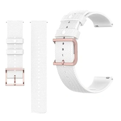 Imagen de WEINISITE 22mm Correa para Polar Vantage M,Silicona Repuesto Pulsera M Deporte Reloj (Blanco)