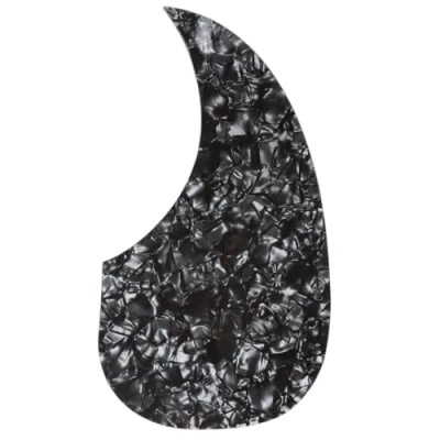 Imagen de Musiclily Autoadhesivo Pickguard Forma de Lágrima Golpeador para Guitarra Acústica Estilo Martin D28, Black Pearl
