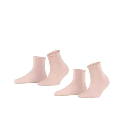Imagen de ESPRIT Cozy Dot 2 Pack W SSO lana unicolor pares, Calcetines Mujer, Rojo (Peach Whip 8674), 39 42