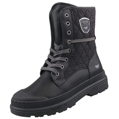 Imagen de MUSTANG 1445 602, Botín con Cordones Mujer, Negro, 41 EU