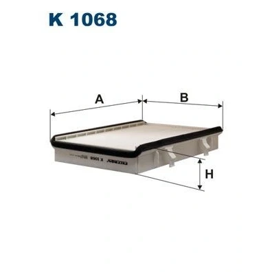 Imagen de FILTRON K 1068 Filtro de habitáculo partículas 264 184 40 VOLKSWAGEN: Passat B3/B4 Variant, Berlina
