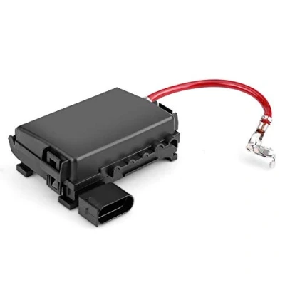 Imagen de caja de fusibles del coche, la batería Terminal portafusibles coche para Bora MK4 1999 2004
