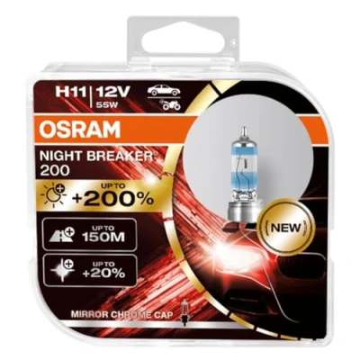 Imagen de OSRAM 64211NB200 HCB Lámpara, faro de carretera H11 12V 55W BMW: 3 Coupé, Berlina, 1 Hatchback, AUDI: A3 Sportback, A4 B8 Avant, B7 Berlina