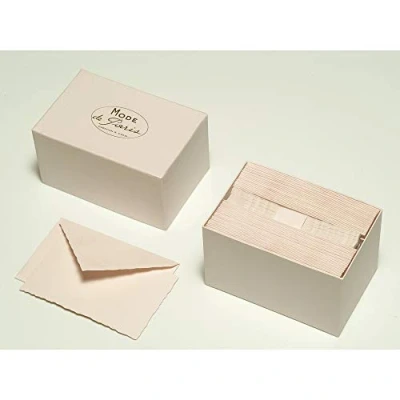Imagen de G. Lalo Mode de Paris Caja regalo, Sobres y sobres, color rosa