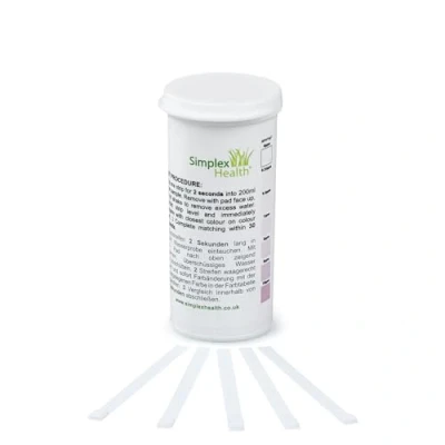 Imagen de SimplexHealth Dióxido de cloro 0 10 ppm (50 tiras prueba)