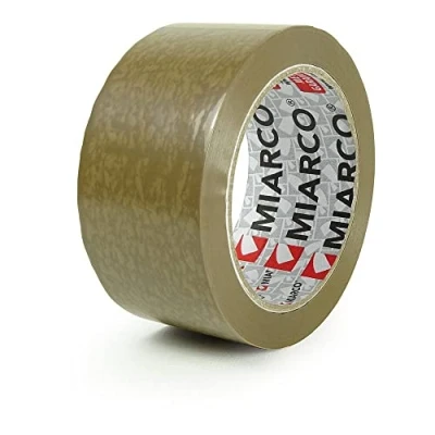Imagen de MIARCO 278 Cinta de embalaje rollo Precinto PVC Marrón 48mm x 132m