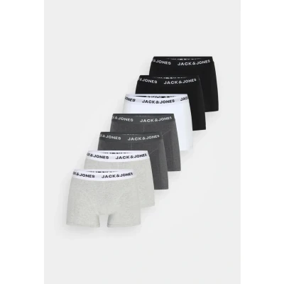 Imagen de Jack &amp; Jones Jacjj Trunks 7 PACK Calzoncillos, Hombre, Talla: XXL, White/dark grey melange/black/light melange
