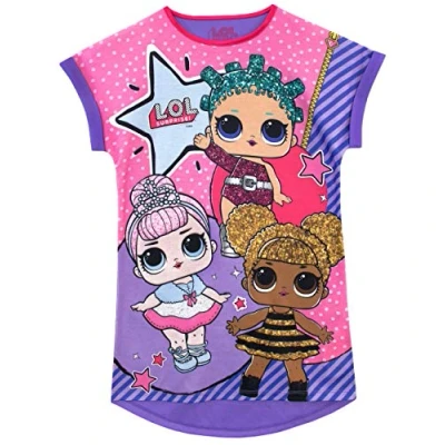 Imagen de LOL Surprise Camisón para Niñas Muñecas Morado 6 7 Años
