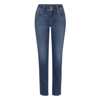 Imagen de PULZ Pzsuzy Vaqueros pitillo, Mujer, Talla: 29x32, Medium blue denim