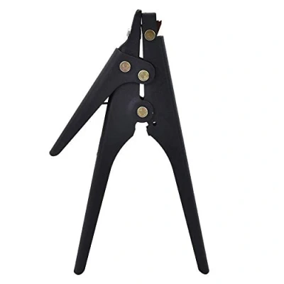 Imagen de Pistola de amarre cable nylon, herramienta tensora brida plástico 2.4 9 mm, tensión y corte 2 en 1 para bridas o sujetadores nylon