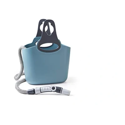 Imagen de GF Garden GF87007636 Aquapop Bunny, Tubo Extensible de 25 Metros, en Kit Listo para Usar, con práctica Bolsa y Ganchos Contenedor plástico, el riego Jardines Balcones, Azul Avio, m