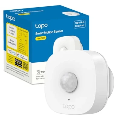 Imagen de Sensor de movimiento TP Link Tapo T100, Wifi, 7 metros, Techo / Pared, Blanco