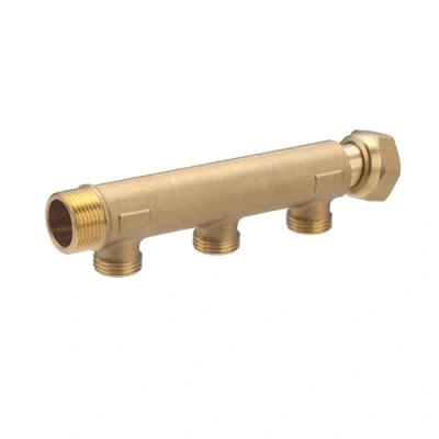 Imagen de Colector con tuerca libre Hembra Macho 3/4 3 salidas 1/2 QUICK PLOMBERIE