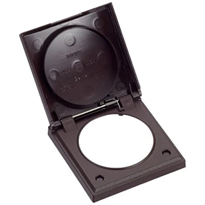 Imagen de Hager integro Marco 1 Elemento con Tapa Marron