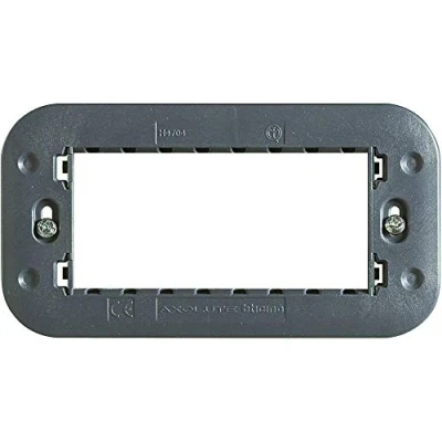 Imagen de Soporte bastidor con tornillos Bticino Axolute 4 modulos H4704