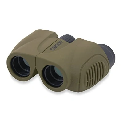 Imagen de Carson Hornet 8 aumentos 22 mm, prismáticos Ligeros y compactos, para observación de Aves, Safaris, Eventos Deportivos, Senderismo, Camping, Viajes Aventuras Caza (HT 822)