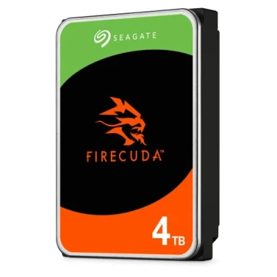 Imagen de Seagate FireCuda HDD de 4 TB, Disco Duro Interno 3,5 pulgadas, CRM, SATA a 6 GB/s, 7200 rpm, 256 MB caché, 300 3 años Rescue Services (ST4000DXA05)