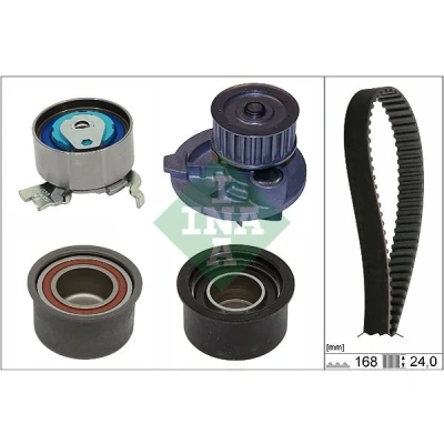Imagen de INA 530 0444 30 bomba de agua + Kit Distribucion con OPEL: Astra H Hatchback, Zafira B, GTC