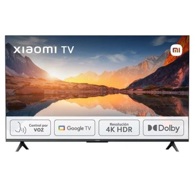 Imagen de TV LED 43&quot; Xiaomi A 2025 43, HDR 4K, Smart (Google TV), Dolby Audio, DTS Virtual:X, Control por voz, Black