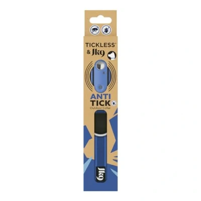 Imagen de Tickless &amp; JK9 Collar Repelente de Pulgas y Garrapatas Ultrasonico Azul Griego