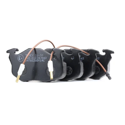 Imagen de TOMEX brakes TX 10 34 Juego de pastillas freno Eje delantero con contacto avisador desgaste accesorios RENAULT: CLIO 1, Super 5 Hatchback