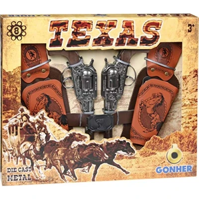 Imagen de Partner Jouet ser cowboy pistola, color plata, sin talla (GONHER A0200096)