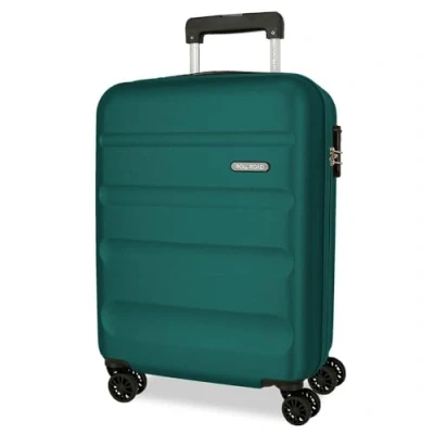 Imagen de ROLL ROAD Flex Maleta de Cabina Verde 38x55x20 cms Rígido 2,5 kgs Cierre combinación Lateral ABS 35L Equipaje Mano