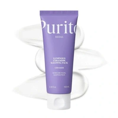Imagen de PURITO Dermide Cica Barrera paquete de dormir 2.7 fl.oz 80ml ceramide y centella, crema noche, tipo sensible, humectante