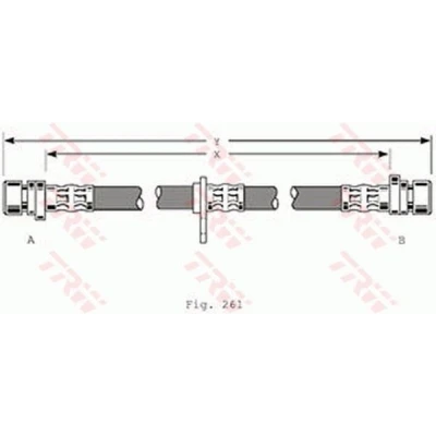 Imagen de TRW PHA367 Latiguillos de Freno 380 M10x1 ROVER: 600
