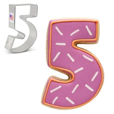 Imagen de Ann Clark Cookie Cutters Cortador de galletas número 5 8,3 cm
