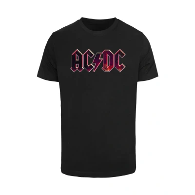 Imagen de Merchcode ACDC Distressed LOGO Camiseta estampada, Hombre, Talla: XL, Black