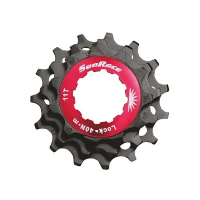 Imagen de SUNRACE GHIERA R.Libera+3 PIGNONI 11V, Unisex Adulto, Nero, Talla única