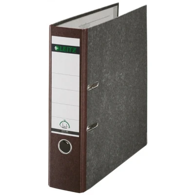 Imagen de Leitz Plastic Lever Arch File A4 80mm 180 Marrón Carpeta (Marrón, A4, 600 hojas, 8 cm, 80 gsm, 81 mm)