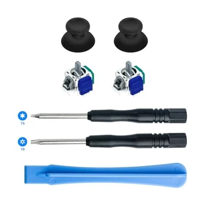 Imagen de Mcbazel TMR Joystick Electromagnético de Repuesto para Mando Xbox Series X&amp;S/One/One X/One S, con Thumbsticks y Kit Reparación, Anti Drift