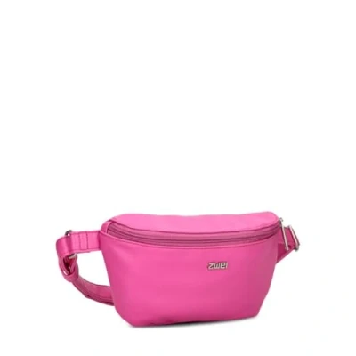 Imagen de Zwei Bolso Hip Bag Mademoiselle.M MH4 para Mujer, 25 cm, 1 litro, de Piel sintética, Impermeable, 3 en 1, cómodo Bolsillo el Pecho, Riñonera y riñonera, Rosa, 25x12x7