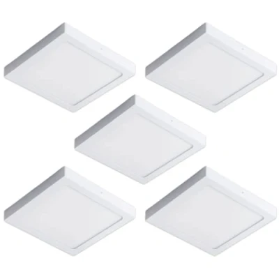 Imagen de CLAR Downlight LED Superficie 24W Cuadrado, Plafones para Techo LED, Aplique Techo, Plafon Luz Fría 6500ºK (Pack 5)