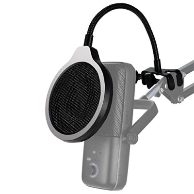 Imagen de YOUSHARES Micrófono Filtro Pop Calidad de Sonido Mejora 3 Capas Compatible con Elgato Wave Microphone