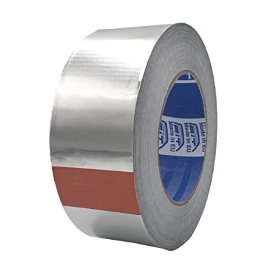 Imagen de ACIT Cinta aluminio adhesiva alta temperatura, 50 m x mm, temperatura especial para altas temperaturas, agua y frío