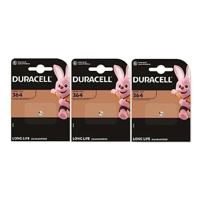 Imagen de 3X Duracell 364 (3 blísteres de 1 batería) 3 pilas (SR621/V364/SR60/SR621W)
