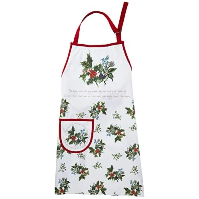 Imagen de Portmeirion Home &amp; Gifts Delantal de algodón, tela, multicolor, 95 x 70 cm