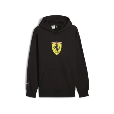 Imagen de Puma Scuderia Ferrari RACE BIG Shield Jersey con capucha, Hombre, Talla: XL, Black