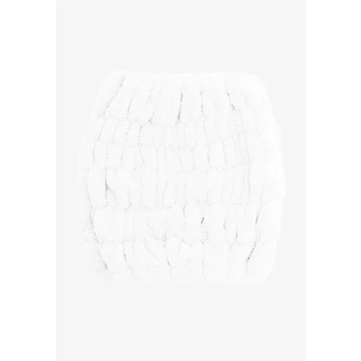 Imagen de diadema Multifuncional de Microfibra Para Mujer Banda Elástica Maquillaje, Spa, Yoga, Ducha y Masaje Cuero Cabelludo Ideal Todo Tipo Cabello (blanco)