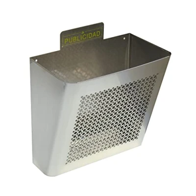 Imagen de Arregui E2327 Cesta de Publicidad Acero Inoxidable, 8 L, INOX