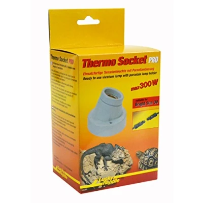 Imagen de Lucky Reptile Thermo Socket Pro, Einsatzfertige Terrarienleuchte mit Porzellanfassung und Plug and Play System