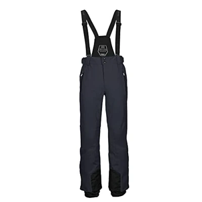 Imagen de Killtec Mens Pantalón Funcional con Correas extraíbles, protección de Bordes y Protector Nieve. Enosh, Negro Azul, XXL, 30920 000