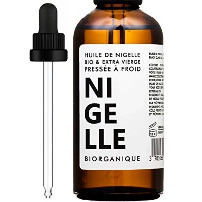 Imagen de Aceite de Comino Negro (Nigella) 100% Orgánico, Puro, Natural y Prensado en frío 100 ml Ecologico para el cuidado del cabello, cuerpo, piel …